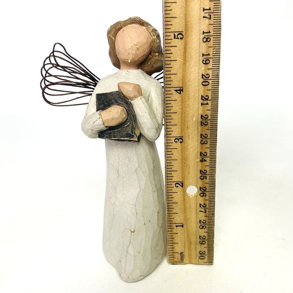 Vintage Willow Tree Angels Lot of 4 Susan Lordi Praying Holding Cat Book Braid - Picture 5 of 16